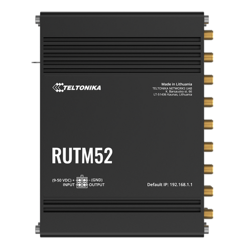 Teltonika RUTM52 Dual 5G Industrial Router