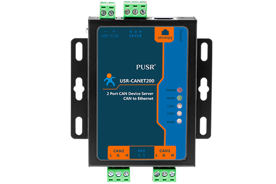 USR-CANET200 Industrial CAN to Ethernet Converter
