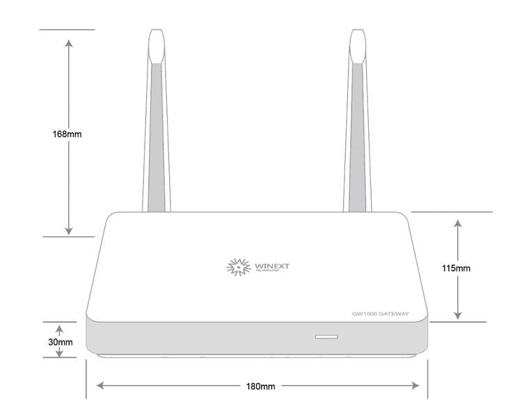 GW1000 Indoor LoRaWAN Gateway - Additional Image 1