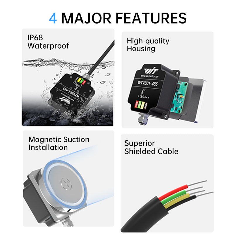 WIT WTVB01-485 vibration sensor features